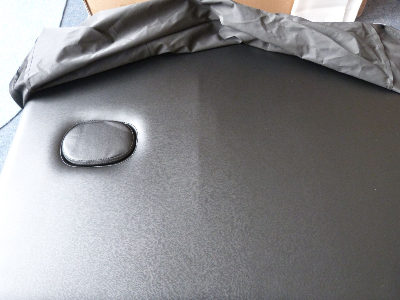 Foam collapsed under vinyl
